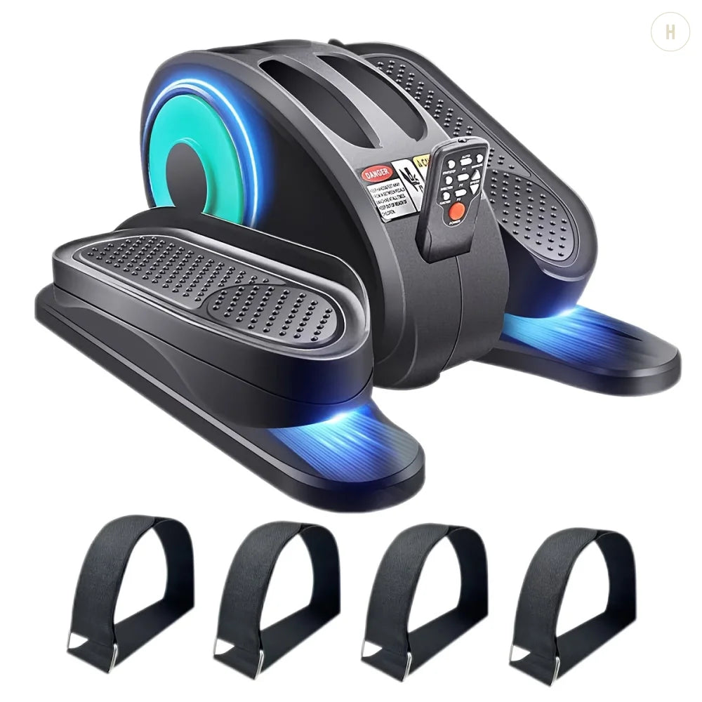 Electric Elliptical Machine Green Elliptical Machine + 4 Pedal Straps Home