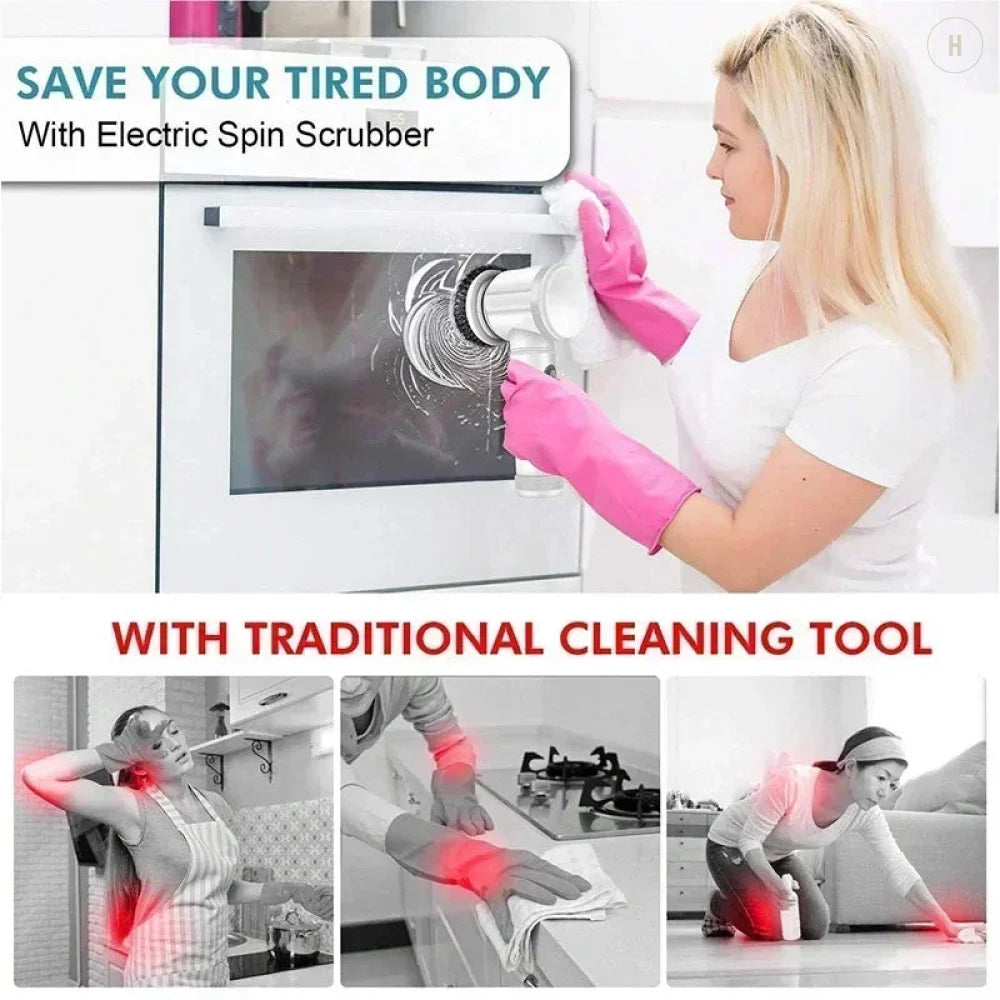 HarvestHomeNest™ Spin Scrubber Сleaning